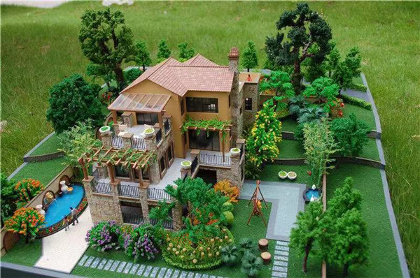 單體輕鋼別墅模型